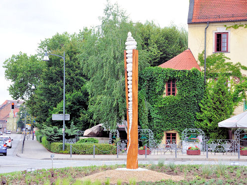 Kreiselkunstwerk in Naumburger Str. - Nikolaistraße in Weißenfels 