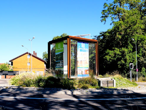 Kunst im Kreisverkehr in August-Keiler-Straße - Rudolf-von-Habsburg-Straße - Am Unkenfunk in Germersheim