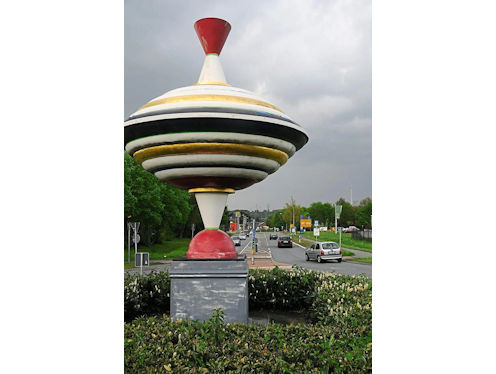 Kreiselkunstwerk in Maybachstraße - Münsterstraße in Ibbenbüren