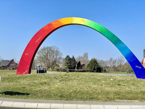 Kreiselkunstwerk in Grevener Damm - Nordring in Ostbevern