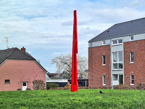Kunst im Kreisverkehr in Gaesdoncker Straße - Karl-Leisner-Straße - Hans-Menke-Straße in Goch
