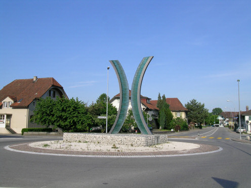 Kreiselkunstwerk in Bützberg 