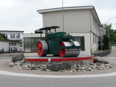 Kreiselkunstwerk in Bützbergstr. - Eisenbahnstr. in Langentahl 