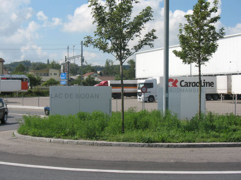 Kreiselkunstwerk in Tägerwilerstrasse in Kreuzlingen 