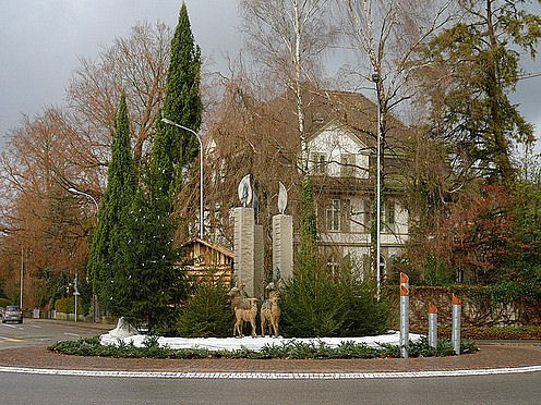 Kreiselkunstwerk in Murgenthaler - Aarwangen - Lindenstr. - Waldhofstr. in Langenthal  