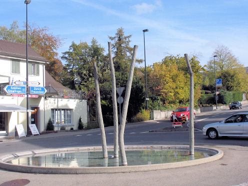 Kreiselkunstwerk in Seestrasse - Frauenfelderstrasse in Steckborn 
