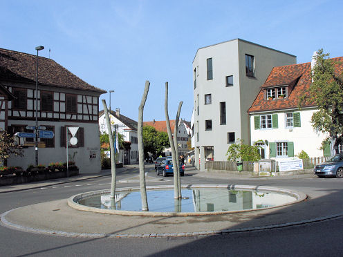 Kreiselkunstwerk in Seestrasse - Frauenfelderstrasse in Steckborn 