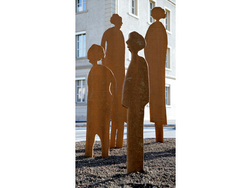 Kreiselkunstwerk in Kirchgasse - Berggasse - Hauptstrasse der Sonnenkreisel in Kölliken  