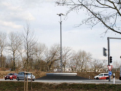 Kreiselkunstwerk in Tellistrasse in Aarau 