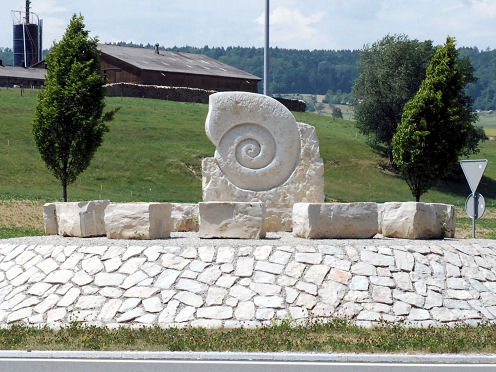 Kreiselkunstwerk in Tiefenwaag - Mühlebuck - Surbtalstrasse in Ehrendingen 