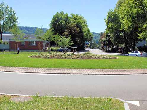 Kreiselkunstwerk in Zentralstrasse - Alberich-Zwyssigstrasse in Wettingen 
