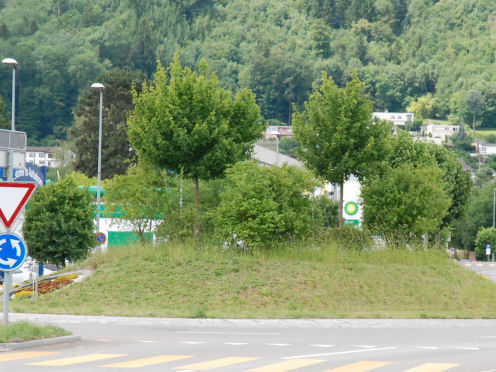Kreiselkunstwerk in Industriestrasse - Willestrasse in Spreitenbach 