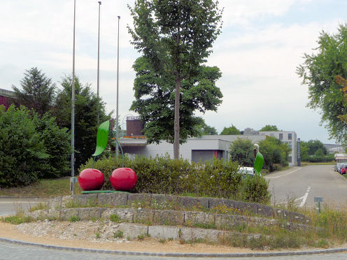 Kreiselkunstwerk in Gewerbestr - Netzenstrasse in Sissach 