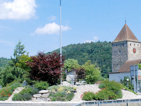 Kreiselkunstwerk in Badenerstrasse - Hauptstrasse - Vorstadt - Kaiserstuhlerstrasse in Kaiserstuhl 