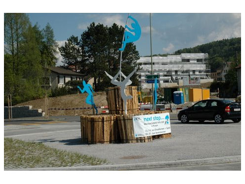 Kreiselkunstwerk in in Pfungen 