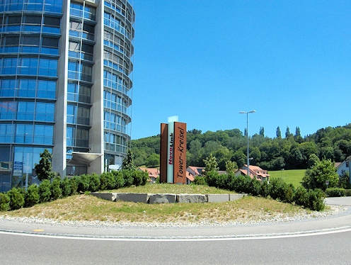 Kreiselkunstwerk in Oststrasse - Zürcherstrasse in Frauenfeld  