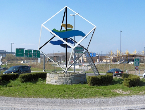 Kreiselkunstwerk in Tägerwilerstrasse - Kreuzlinger Str. in Kreuzlingen 