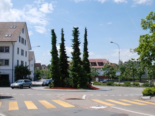 Kreiselkunstwerk in Bahnhofstr - Zürichstr in Affoltern am Albis 