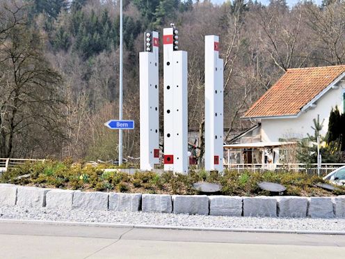 Kreiselkunstwerk in in Roggwil 