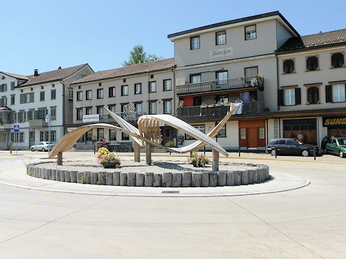 Kreiselkunstwerk in Waldstatt