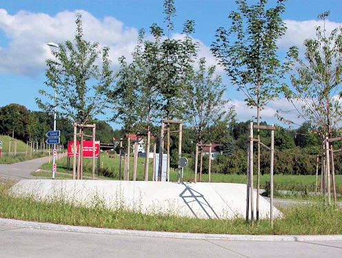 Kreiselkunstwerk in Hittnauerstrasse in Pfäffikon 