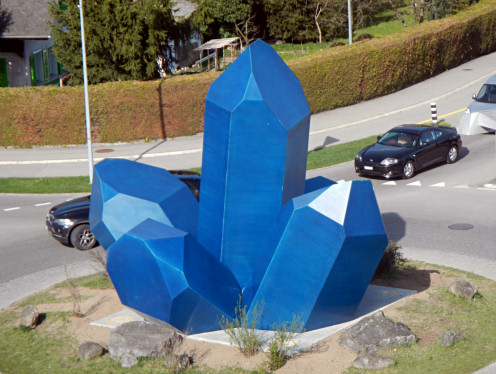 Kreiselkunstwerk in Gurnigelstrasse - Blümlisalpstrasse in Heimberg 
