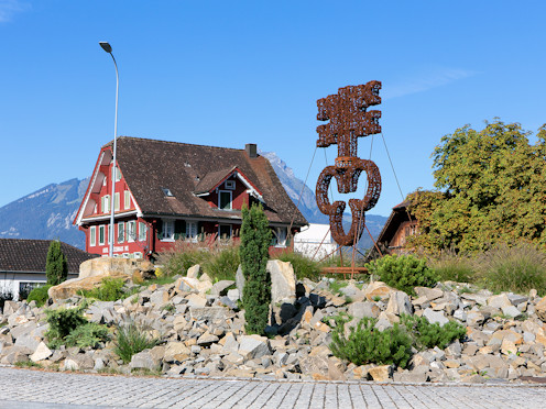 Kreiselkunstwerk in Oberdorf 