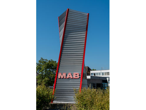 Kreiselkunstwerk in Turmstrasse - Bielstrasse - Bahnhofstrasse - Bielstrasse in Bellach