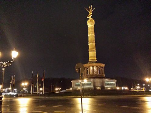 Kreiselkunstwerk in Siegessäule Berlin 