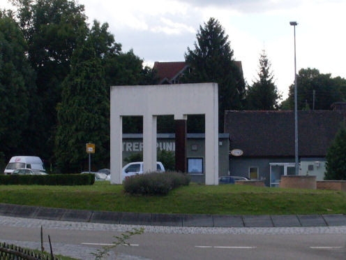 Kreiselkunstwerk in Aalen Wasseralfingen Karlstrasse - L1029 - Sonnenbergstrasse 