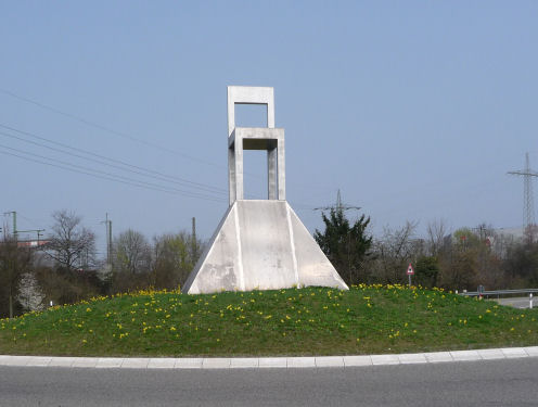 Kreiselkunstwerk in B3 - B317 in Weil am Rhein 