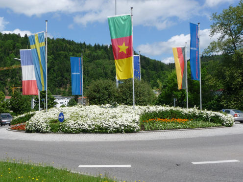 Kreiselkunstwerk in Schopfheim in der Wiechser Strasse 