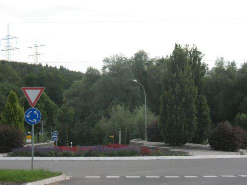 Kreiselkunstwerk in Radolfzellerstrasse - Nenzingerstrasse in Stockach 