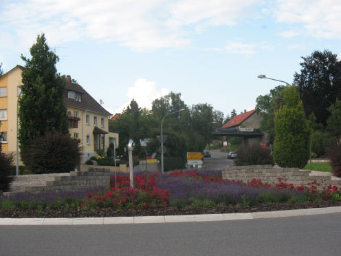 Kreiselkunstwerk in Radolfzellerstrasse - Nenzingerstrasse in Stockach 