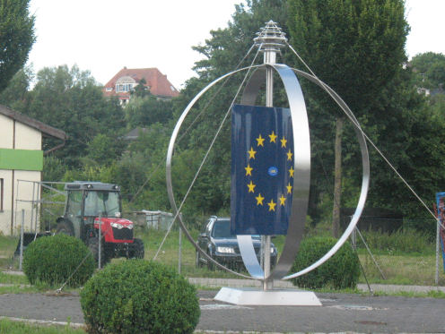 Kreiselkunstwerk in Meßkircherstrasse - Nellenbadstrasse in Stockach 