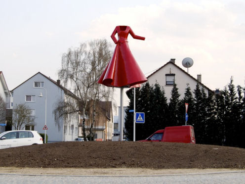 Kreiselkunstwerk in Hindenburgstrasse - Jahnstraße in Eislingen 