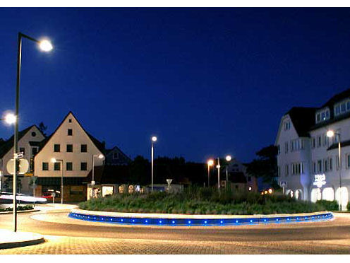 Kreiselkunstwerk in Eugen-Bolz Platz in Rottenburg 