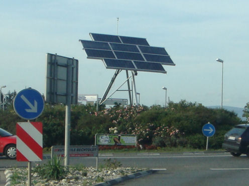 Kreiselkunstwerk in Strasse unbekannt in Bad Kreuznach 