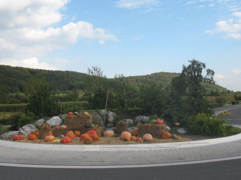 Kreiselkunstwerk in am südlichen Ortsrand in Steißlingen 