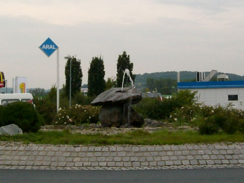 Kreiselkunstwerk in L3150 Erfurter Ring B450 Alte Wildunger Straße in Fritzlar 