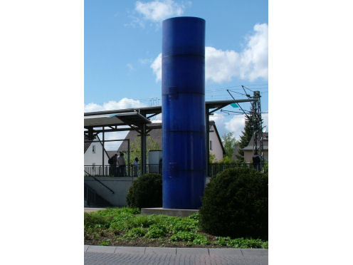 Kreiselkunstwerk in Granastraße - Lessingstraße in Konz 