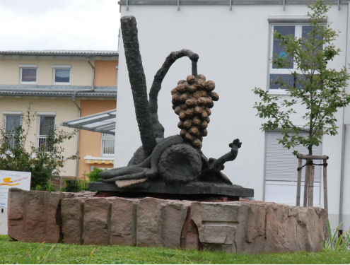 Kreiselkunstwerk in Lempenseite - Häuseläcker - Hauptstraße in Wiesloch 
