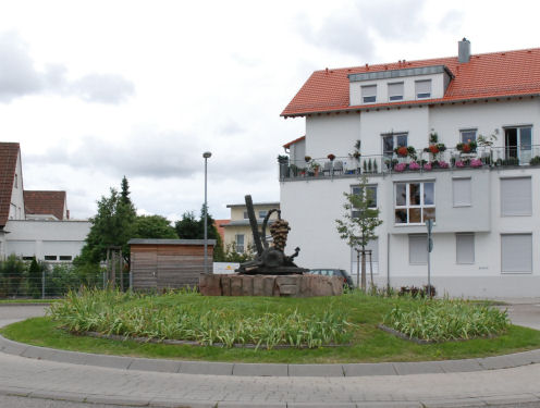 Kreiselkunstwerk in Lempenseite - Häuseläcker - Hauptstraße in Wiesloch 
