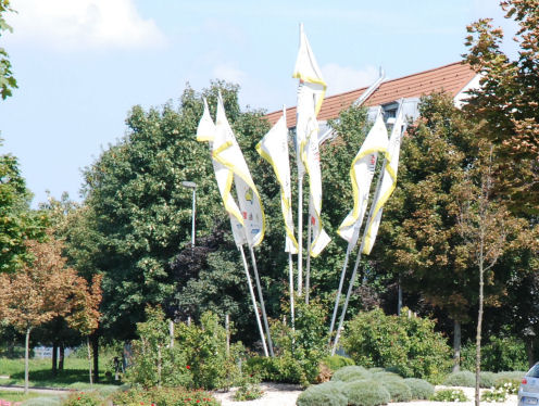 Kreiselkunstwerk in B3 in Müllheim 