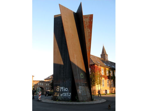 Kreiselkunstwerk in Saarbrücken 
