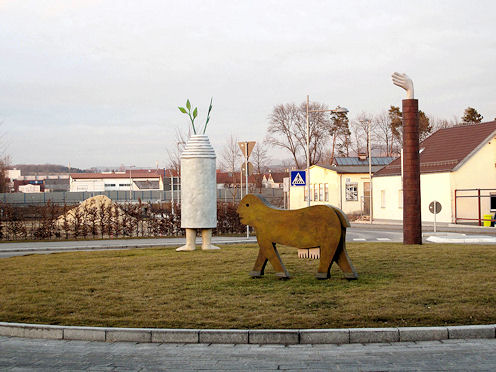 Kreiselkunstwerk in Ulmerstraße - Osttangente in Eislingen/Fils 