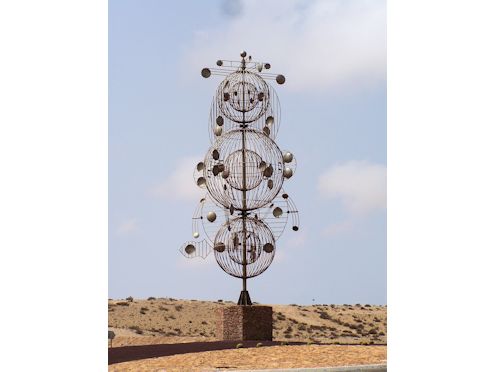 Kreiselkunstwerk in in der Nähe von Jandia auf Fuerteventura 