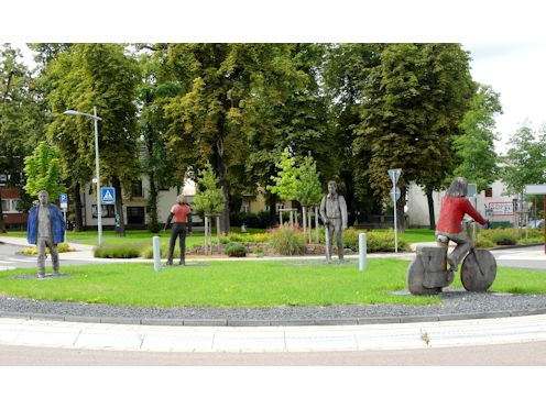 Kreiselkunstwerk in Kölner Straße - Oststraße in Euskirchen 