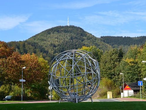 Kreiselkunstwerk in Hagener Straße - Linscheidstraße - Bahnhofstraße in Altena 