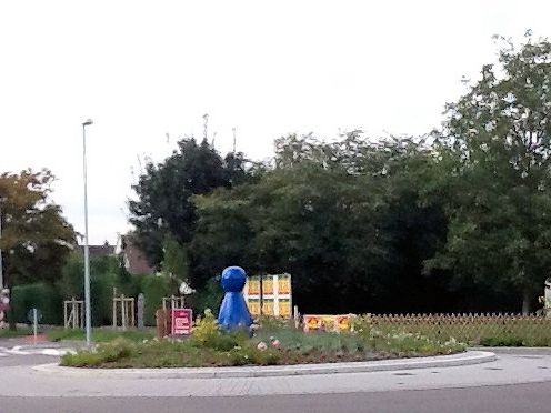 Kreiselkunstwerk in in Kornwestheim 